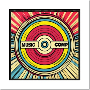 Vinyl Record LP Pop Art Style Posters and Art